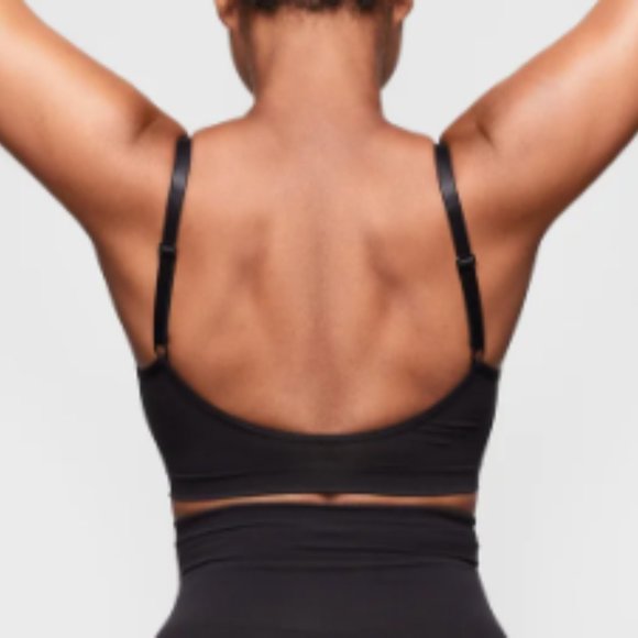 (2224/2225) SKIMS NWT SEAMLESS SCULPT  BRALETTE **ONYX - Picture 4 of 4